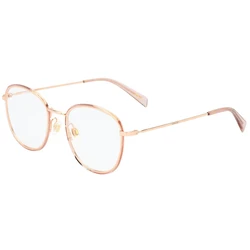 Levi's LV1027 PY3 Women's Metal Round Eyeglass Frame - Rose Gold (50/21/145)