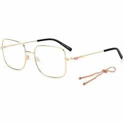 M Missoni MMI 0083 J5G Women's Eyewear Frame - Gold, Square (52/18/145)