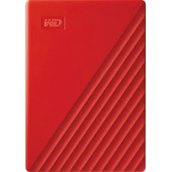 Western Digital Εξωτερικός Σκληρός Δίσκος My Passport 2TB USB 3.2 Gen 1 Κόκκινος
