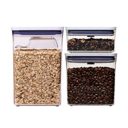 OXO Good Grips POP2 Food Storage Containers Set of 3 — Transparent