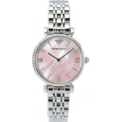 Emporio Armani Women's Quartz Watch 32mm Silver Stainless Steel Bracelet AR1779