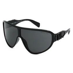 Michael Kors Empire Women's Sunglasses Black Acetate Frame Grey Lens MK2194 300587