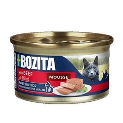 Bozita Wet Cat Food Beef Grain-Free 85 g (Mousse)
