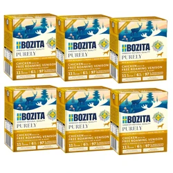 Bozita Wet Cat Food - Chicken, Meat & Salmon, 6 x 370 g