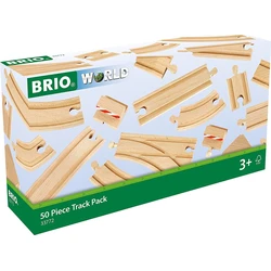 Brio Toys Σετ Σιδηροτροχιών (50 τεμάχια) - Πίστα για 3+ ετών