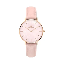Daniel Wellington Petite Women's Watch 32mm Pink Leather Strap DW00100514