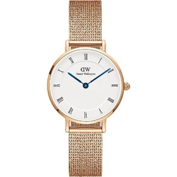 Daniel Wellington Petite Women's Watch 28mm Rose Gold Metal Bracelet DW00100681