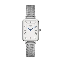 Daniel Wellington Γυναικείο Ρολόι 28mm Μπαταρίας με Ασημί Μεταλλικό Μπρασελέ DW00100690