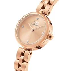 Daniel Wellington Lumine Unitone Women's Quartz Watch 22mm Rose Gold Metal Bracelet DW00100720