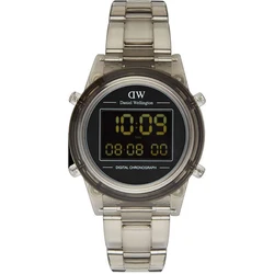 Daniel Wellington Digital Men's Watch 36mm Chronograph DW00100760 – Grey Resin Strap
