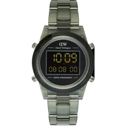 Daniel Wellington Retro Digital Men's Watch 36mm Chronograph Green Resin Strap DW00100762
