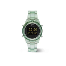 Daniel Wellington Retro Digital Unisex Watch 36mm DW00100763 – Green Resin Case & Strap, Black Dial