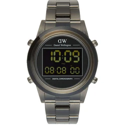 Daniel Wellington Retro Digital 42mm Digital Men's Watch, Grey Resin Strap (DW00100765)