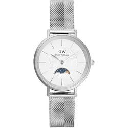 Daniel Wellington Petite Γυναικείο Ρολόι 32mm Ασημί Μεταλλικό Μπρασελέ DW00100772