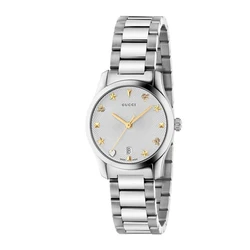 Gucci Women's Watch 27mm Quartz Silver Stainless Steel Bracelet YA126572A