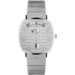Gucci Women's Quartz Watch YA157401 — Silver Stainless Steel Bracelet, 35mm