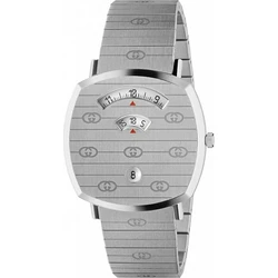Gucci Grip Men's Quartz Analog Watch 38mm Stainless Steel Grey YA157410