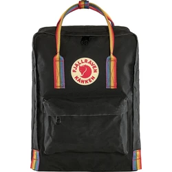 Fjällräven Kånken Rainbow 16 lt Μαύρο