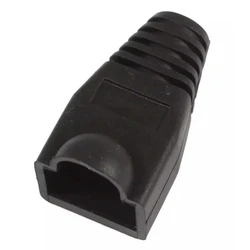 Microconnect Βύσματα προστασίας (strain relief) RJ45 Μαύρο 50 τεμ. 6.40 mm