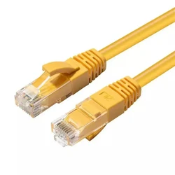 Microconnect U/UTP Cat.6 (Gigabit) Καλώδιο Δικτύου Ethernet Patch Cord 2 m Κίτρινο UTP602Y