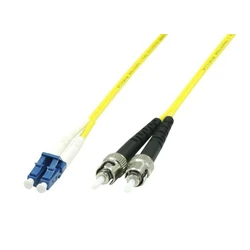 Microconnect Καλώδιο Οπτικής Ίνας LC/UPC - ST/UPC 2m Κίτρινο FIB411002