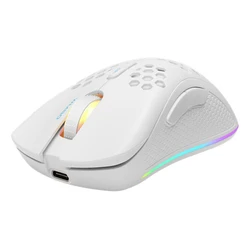 Deltaco Gaming Ποντίκι USB RGB, λευκό (GAM-120-W)