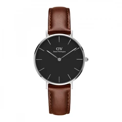 Daniel Wellington Γυναικείο Ρολόι 32mm Καφέ Δερμάτινο Λουράκι DW00100181