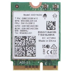 Intel M.2 Ασύρματη Κάρτα Δικτύου Wi‑Fi 6 AX211 (2400Mbps) - W126824831