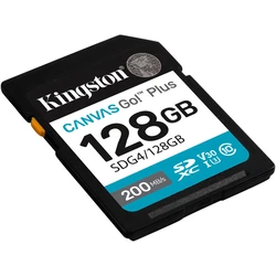 Kingston microSDXC 128GB με SD Adapter - UHS‑I U3 V30 Class 10