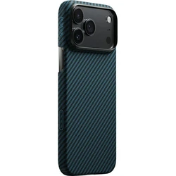 Pitaka Ultra-Slim Case for iPhone 17 Pro - Blue/Grey Twill