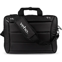 Veho T-1 Τσάντα Ώμου/Χειρός για Laptop 15,6'' Μαύρο