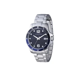Pierre Cardin Men's Quartz Watch 40 mm Stainless Steel Bracelet Black Dial CNI.0030
