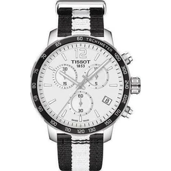 Tissot Quickster Chronograph NBA Brooklyn Nets Ανδρικό Ρολόι 42mm Quartz με Υφασμάτινο Λουράκι T095.417.17.037.11