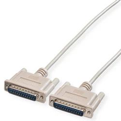 Roline RS232 Cable DB25 to DB25 3 m