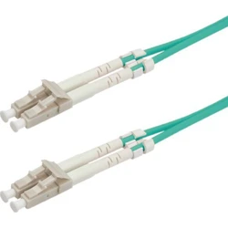 ROLINE LWL Fiber Optic Cable 50/125 µm OM3 LC-LC Low-Loss Turquoise 20 m (SKU 21.15.8830)