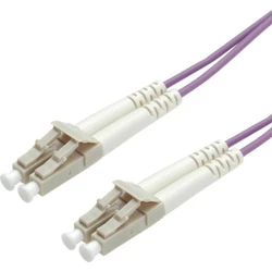 Roline Οπτικό Καλώδιο LC-LC 50/125µm OM4 Low-Loss 15m Βιολετί