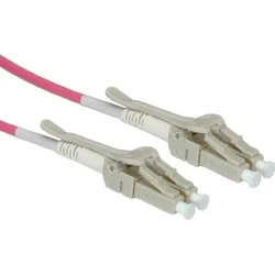 ROLINE LWL Cable 50/125um OM4 LC/LC Low-Loss High-Density Violet 20m