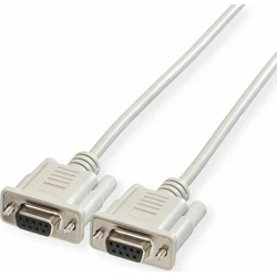 Roline RS232 Cable (DB9) 9-pin Female to 9-pin Male, 1.8 m (MPN 11.01.5918)
