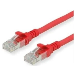 ROLINE Patch Cable Cat.6A U/UTP LSOH Flat, 10 m, Red