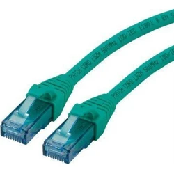 ROLINE Patch Cable Cat.6A UTP, Component Level, LSOH, Green, 10 m (RJ-45 to RJ-45)