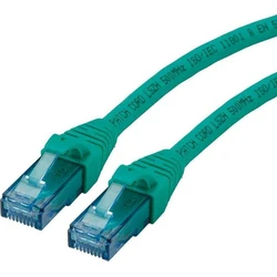 ROLINE Patch Cable Cat.6A U/UTP LSOH, Component Level, Green, 15 m (MPN 21.15.2738)
