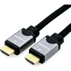 ROLINE HDMI High Speed Καλώδιο με Ethernet ST‑ST 5 m, μαύρο/ασημί