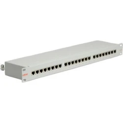 ROLINE 48,26 cm (19") Patchpanel 1 HE 24 Θύρες Cat5e Class D γκρι