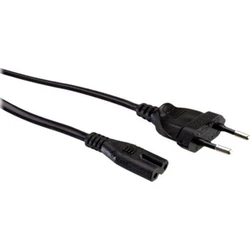Value IEC C7 (Euro) to IEC C7 (Euro) Power Cable, 3 m, Black (MPN 19.99.2092)