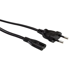 Value Euro (IEC C7) Power Cable 5 m Black - MPN 19.99.2094
