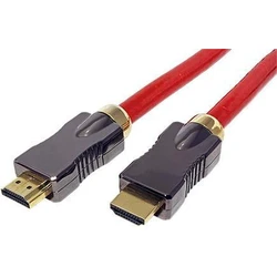 Roline HDMI 8K Καλώδιο Γωνιακό 3m HDMI male-to-male (Κόκκινο)