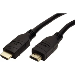 VALUE HDMI Cable 20 m — Angled HDMI male-to-male, Amplified (Active)