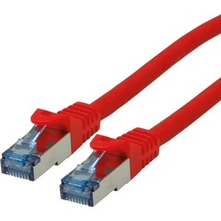 ROLINE Patchkabel Cat.6A S/FTP (PiMF), Component Level, LSOH, 15 m, κόκκινο