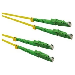 ROLINE duplex fiber optic cable 9/125µm OS2, LSH/LSH APC, LSOH, yellow, 7.5 m