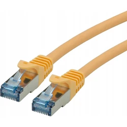 ROLINE Patch καλώδιο Cat.6A S/FTP (PiMF), LSOH, 15 m, κίτρινο